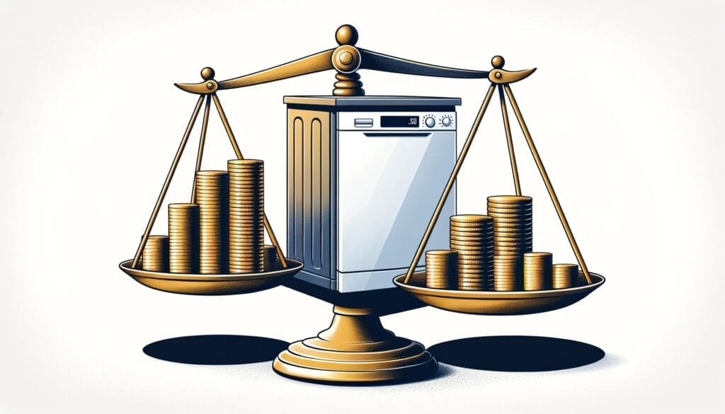 foto ilustrativa de custo-benefício na compra de uma máquina lava-louças